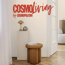 Vliestapete 'CosmoLiving by Cosmopolitan' Uni Punkte rosa 10,05 x 0,53 m