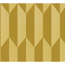 Vliestapete 'CosmoLiving by Cosmopolitan' Grafik Raute gold 10,05 x 0,53 m