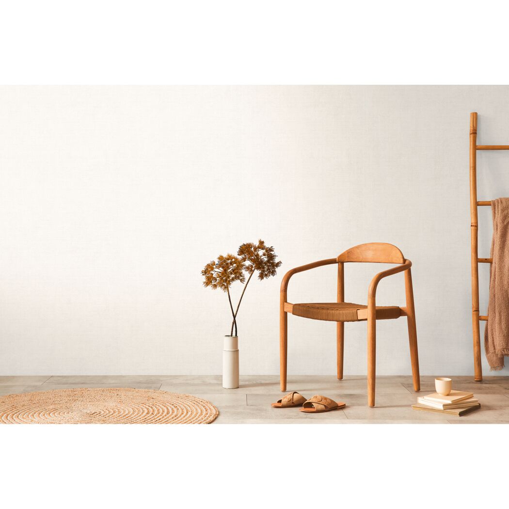 Vliestapete 'CosmoLiving by Cosmopolitan' Uni weiß 10,05 x 0,53 m