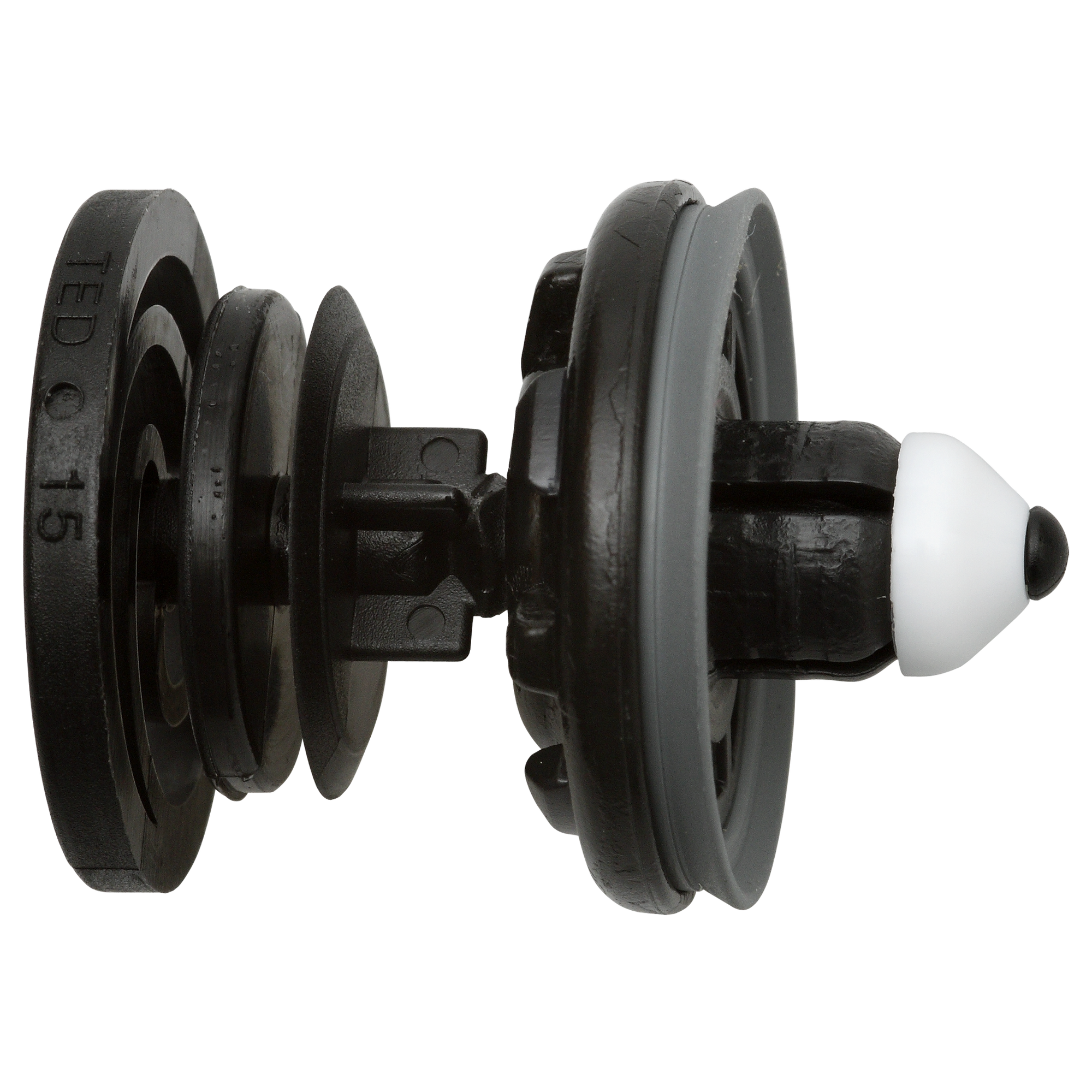 Innenverkleidungsclip schwarz Volkswagen 7L6868243, 2 Stück