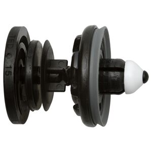 Innenverkleidungsclip schwarz Volkswagen 7L6868243, 2 Stück