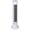 Turmventilator weiß oszillierend Ø 23,5 x 75,5 cm