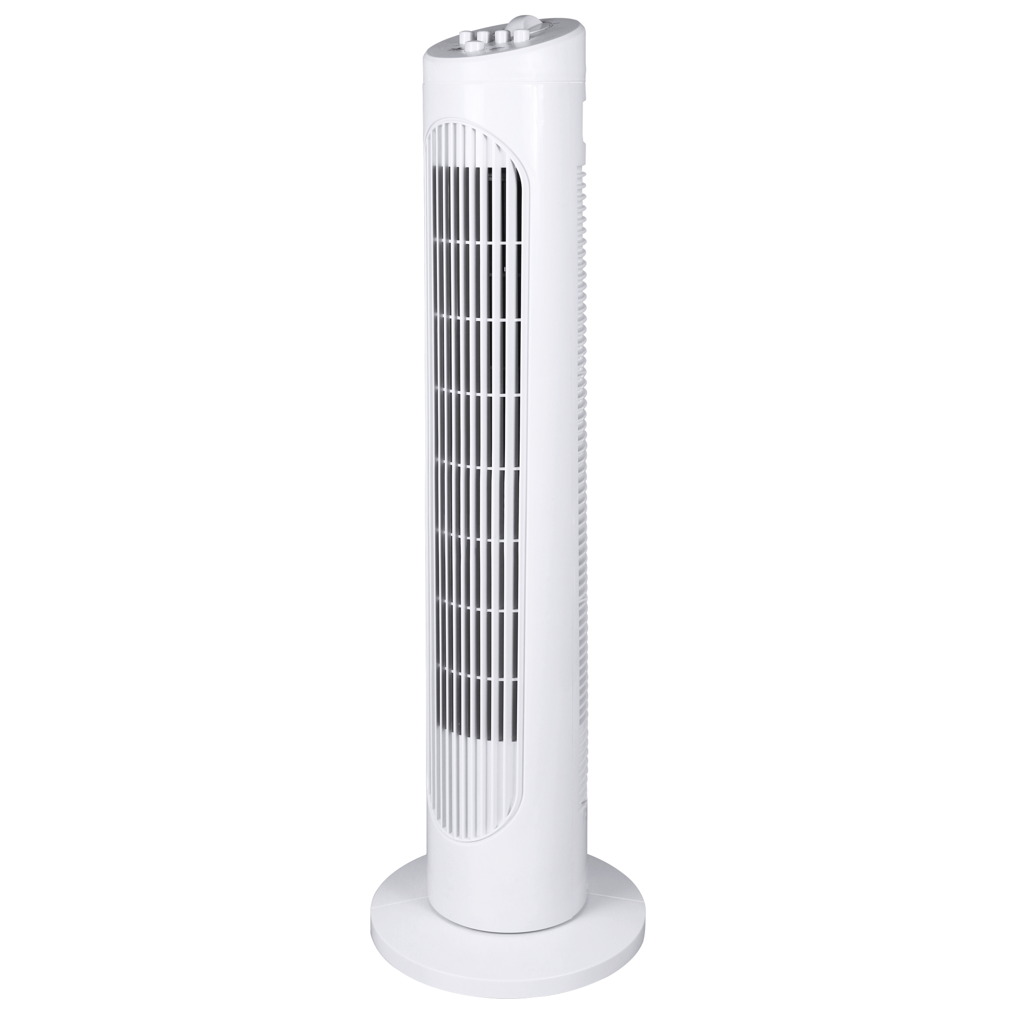 Turmventilator weiß oszillierend Ø 23,5 x 75,5 cm