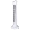 Turmventilator weiß oszillierend Ø 23,5 x 75,5 cm
