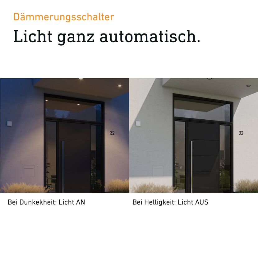 Dämmerungsschalter 'NightmatIQ' weiß