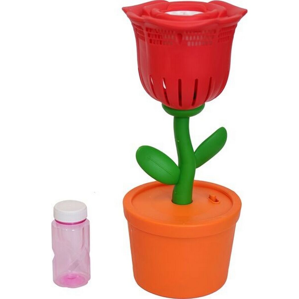Seifenblasen-Blume 'Outdoor active' und Seifenblasenflasche