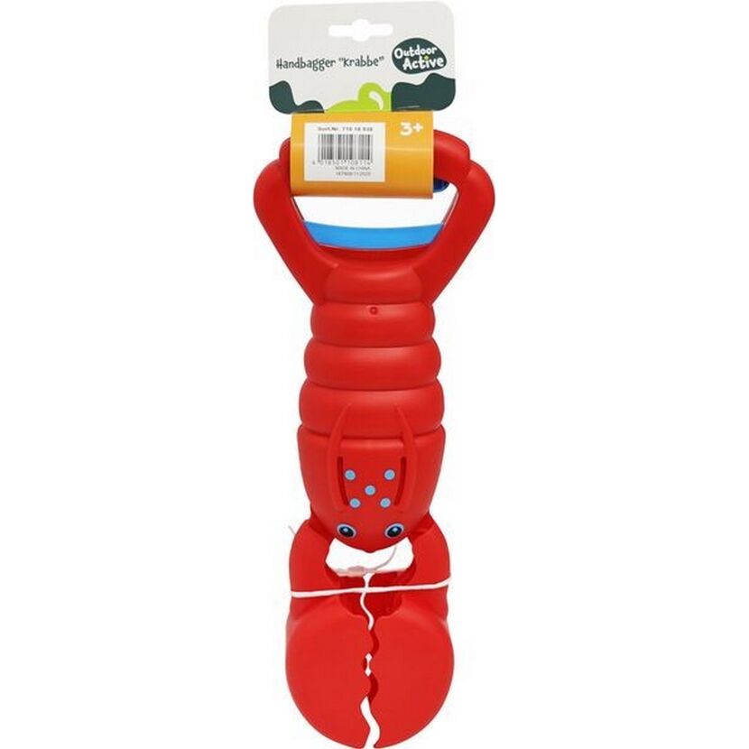 Handbagger Krabbe 'Outdoor active' rot