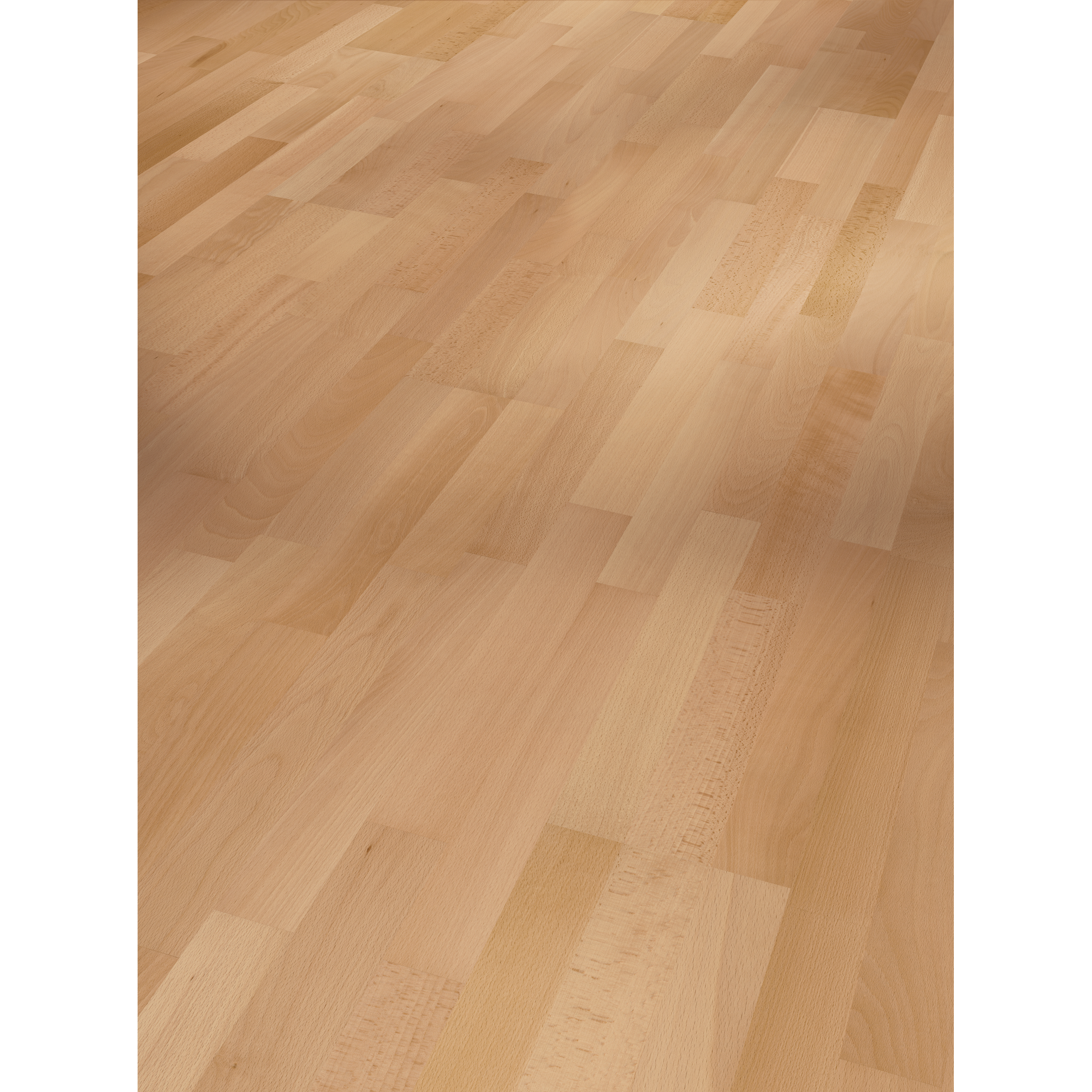 Parkett 'Basic 11-5' Natur Buche lackversiegelt matt 11,5 mm