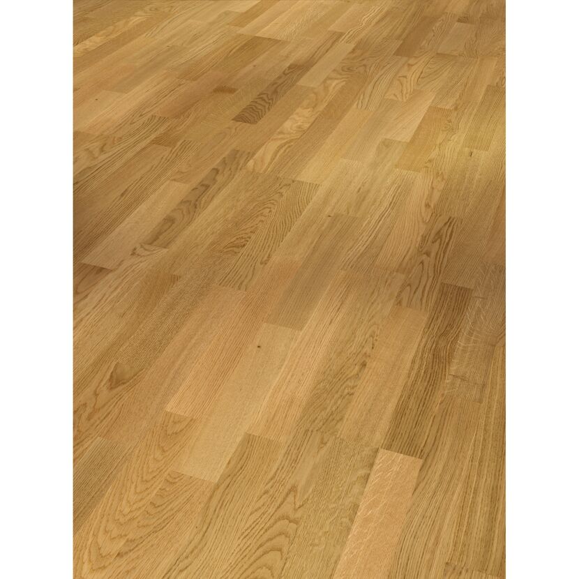 Parkett 'Basic 11-5' Eiche Natur lackversiegelt matt 11,5 mm
