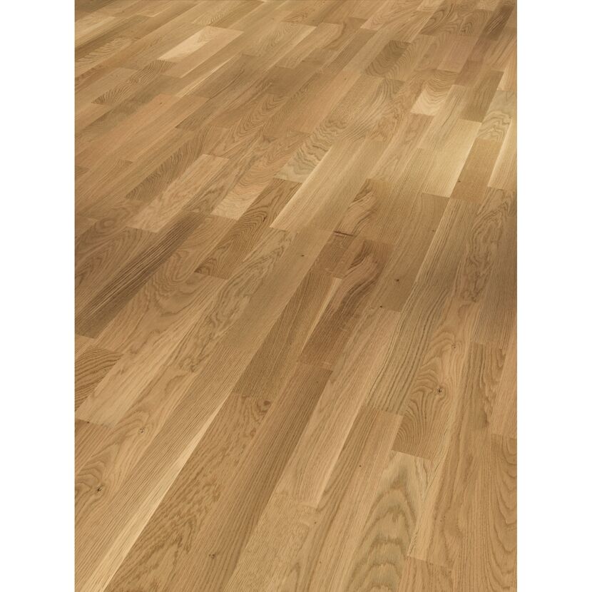 Parkett 'Basic 11-5' Eiche Rustikal lackversiegelt matt 11,5 mm
