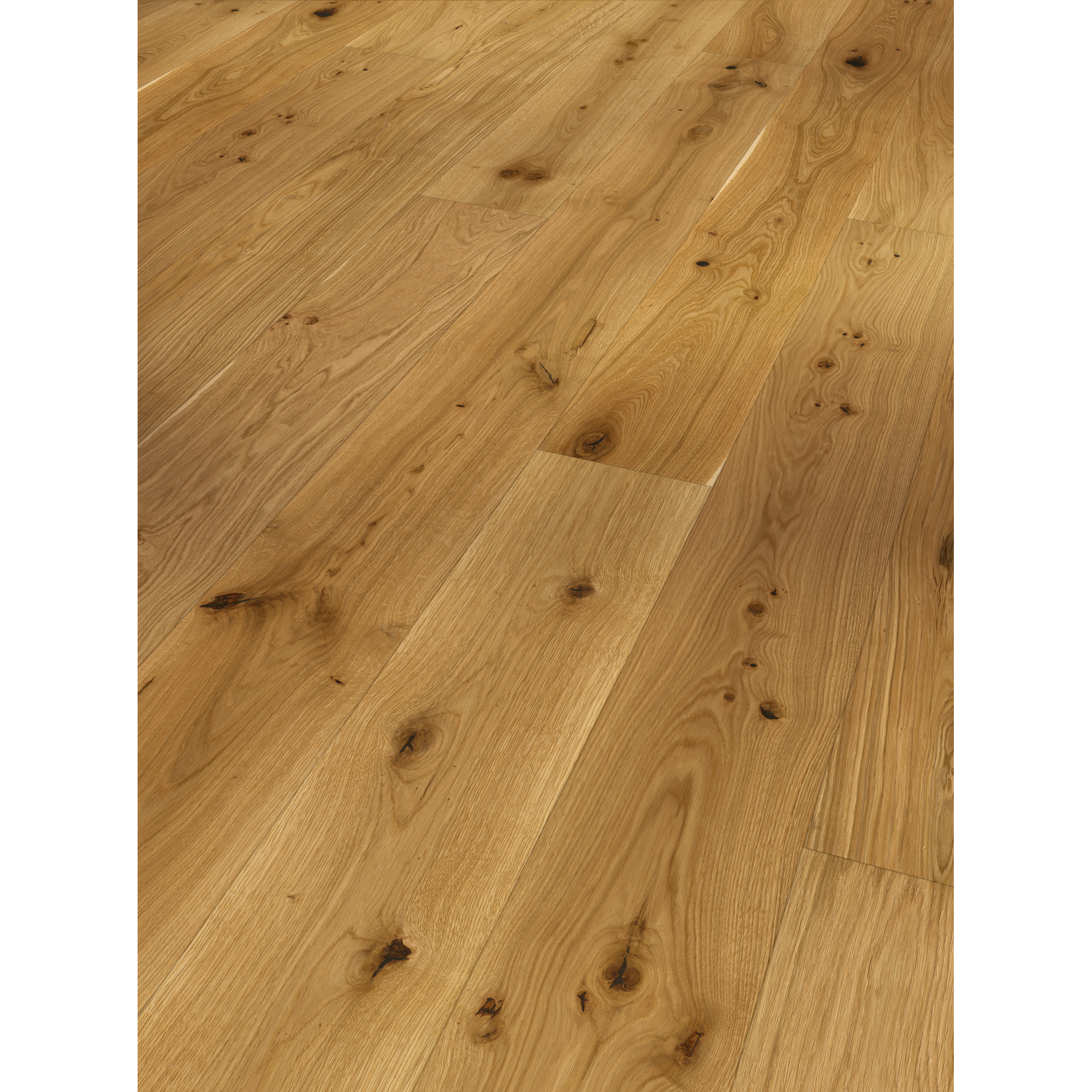 Parkett 'Basic 11-5' Rustikal Eiche gebürstet naturgeölt 11,5 mm