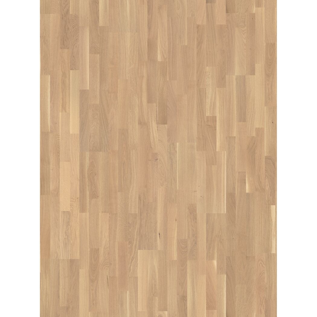 Parkett 'Basic 11-5' Eiche Rustikal hell lackversiegelt 11,5 mm