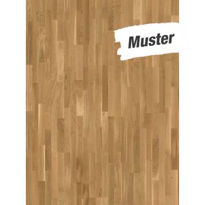 Handmuster zum Parkett 'Basic 11-5' Rustikal Eiche lackversiegelt matt 11,5 mm