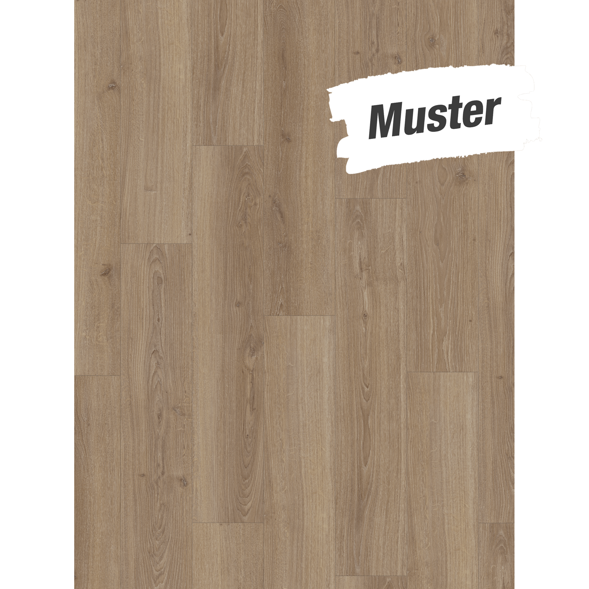 Handmuster zum Laminat 'Basic 600' Eiche Studioline macchiato 8 mm