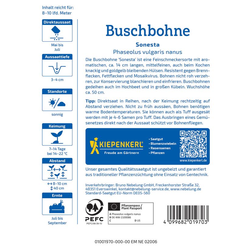 Buschbohne 'Sonesta'
