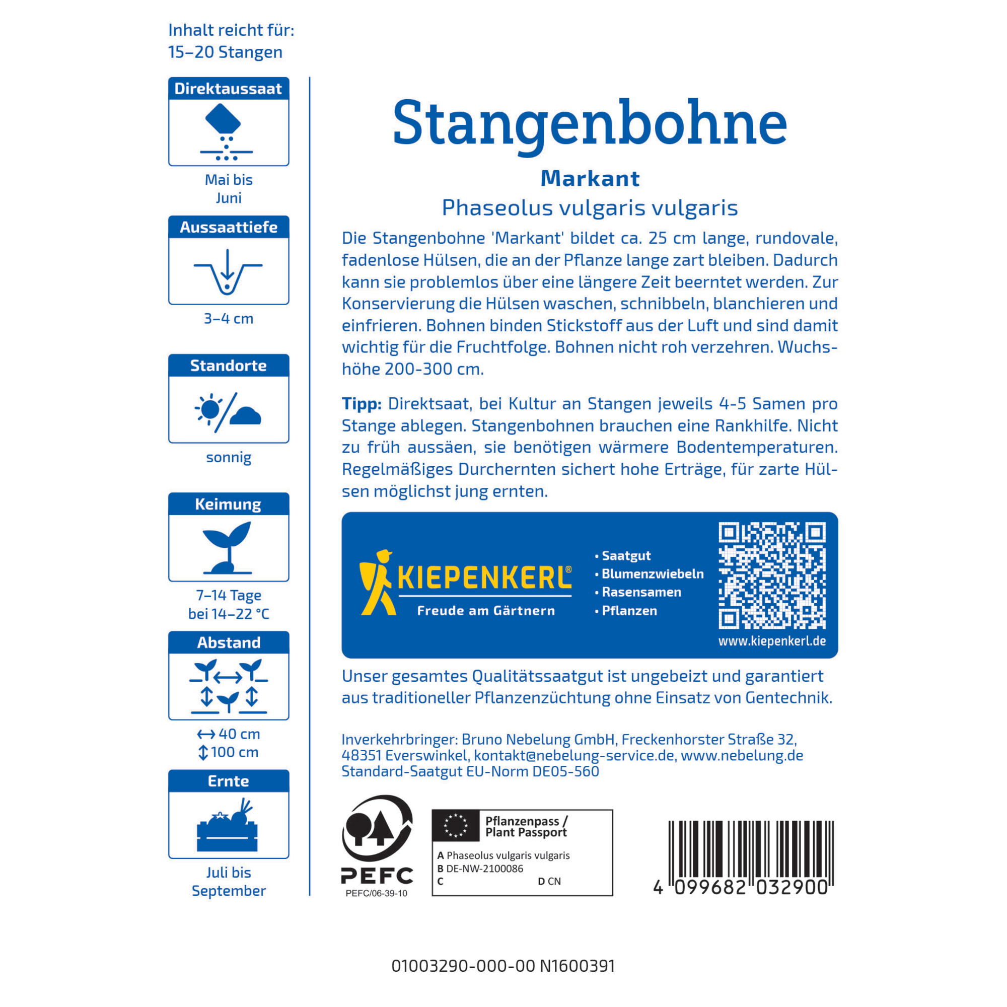 Stangenbohne 'Markant'
