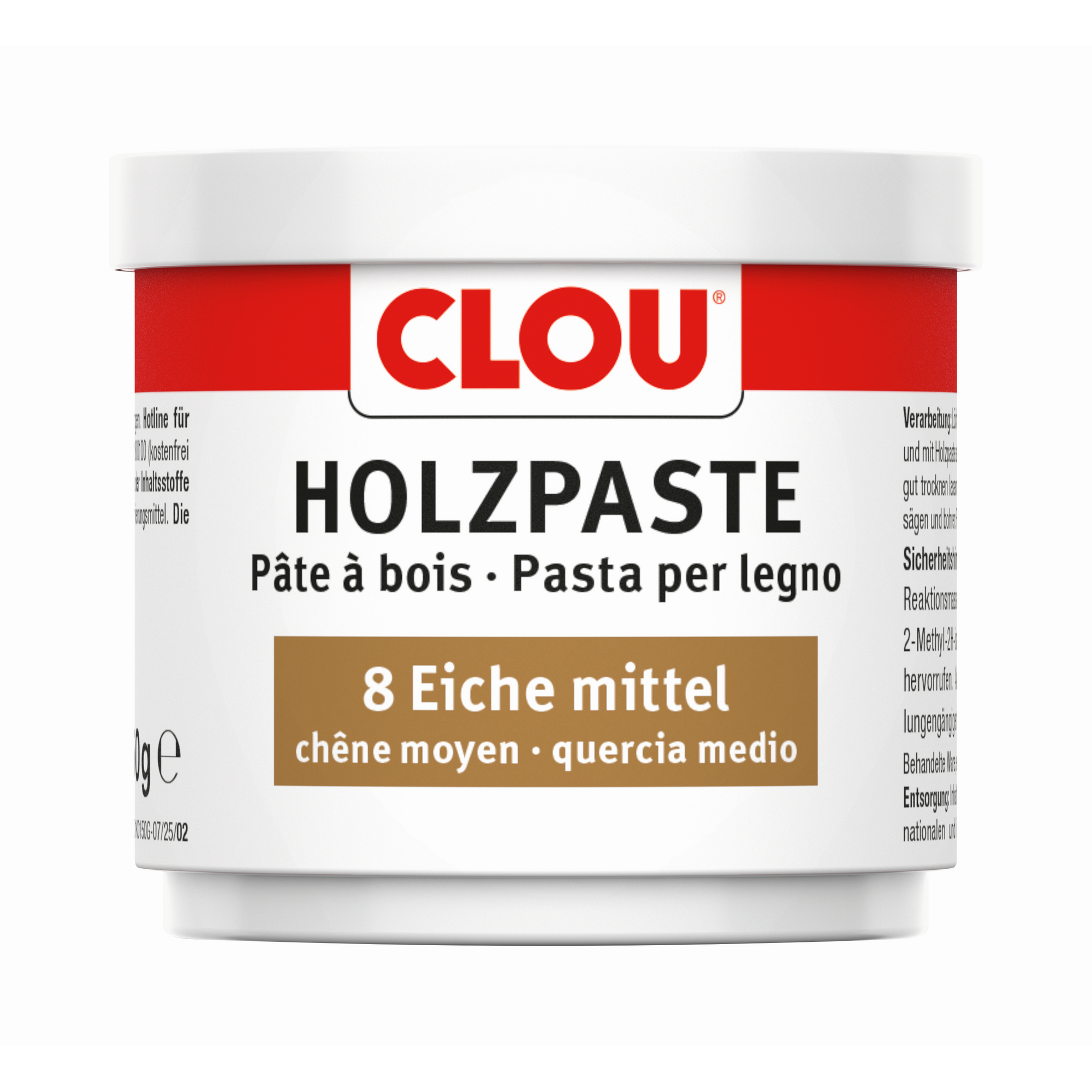 Holzpaste eichefarben mittel 150 g