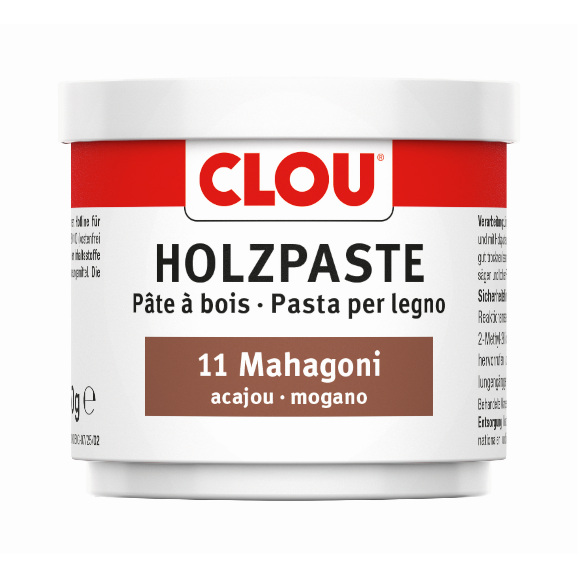 Holzpaste mahagonifarben 150 g