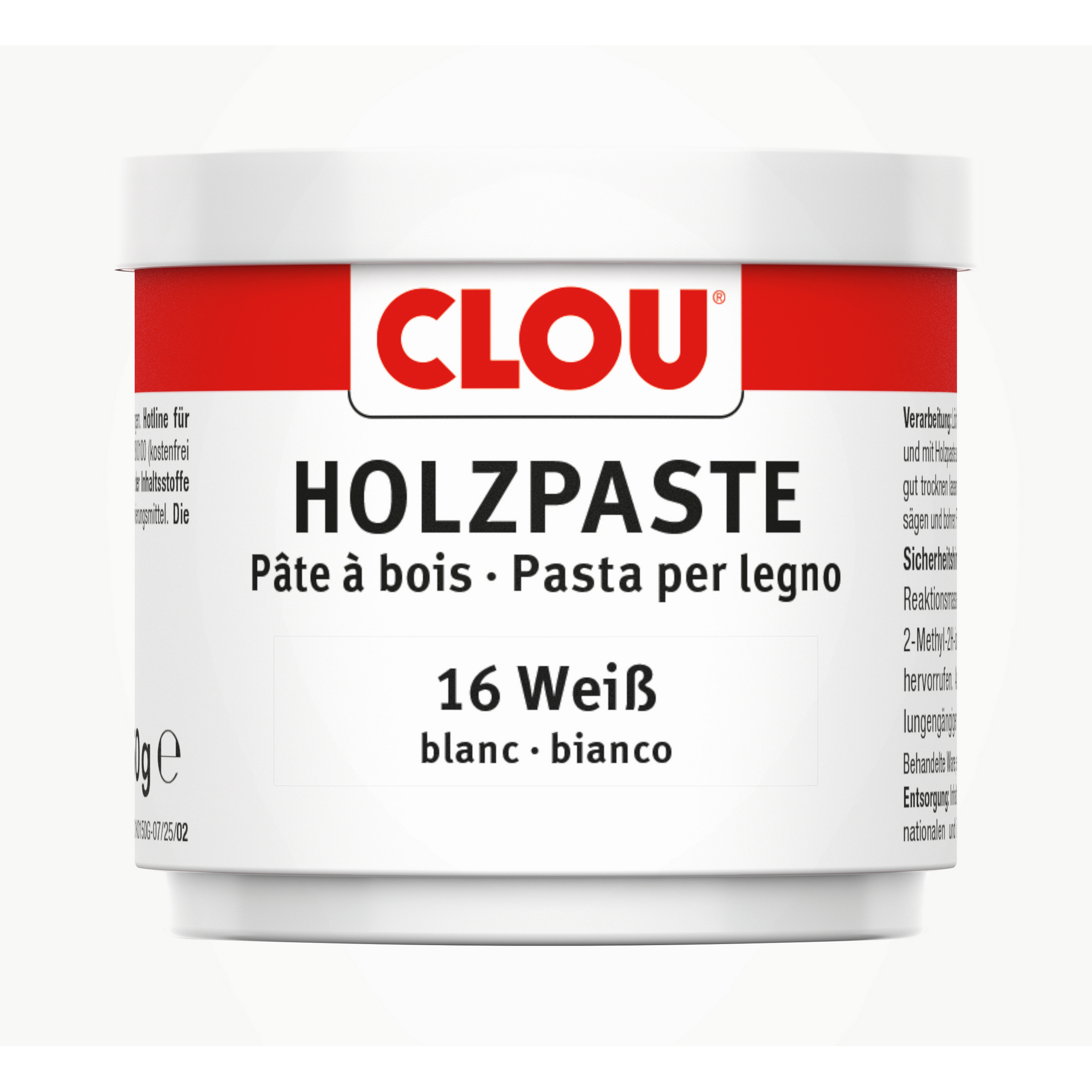 Holzpaste weiß 150 g