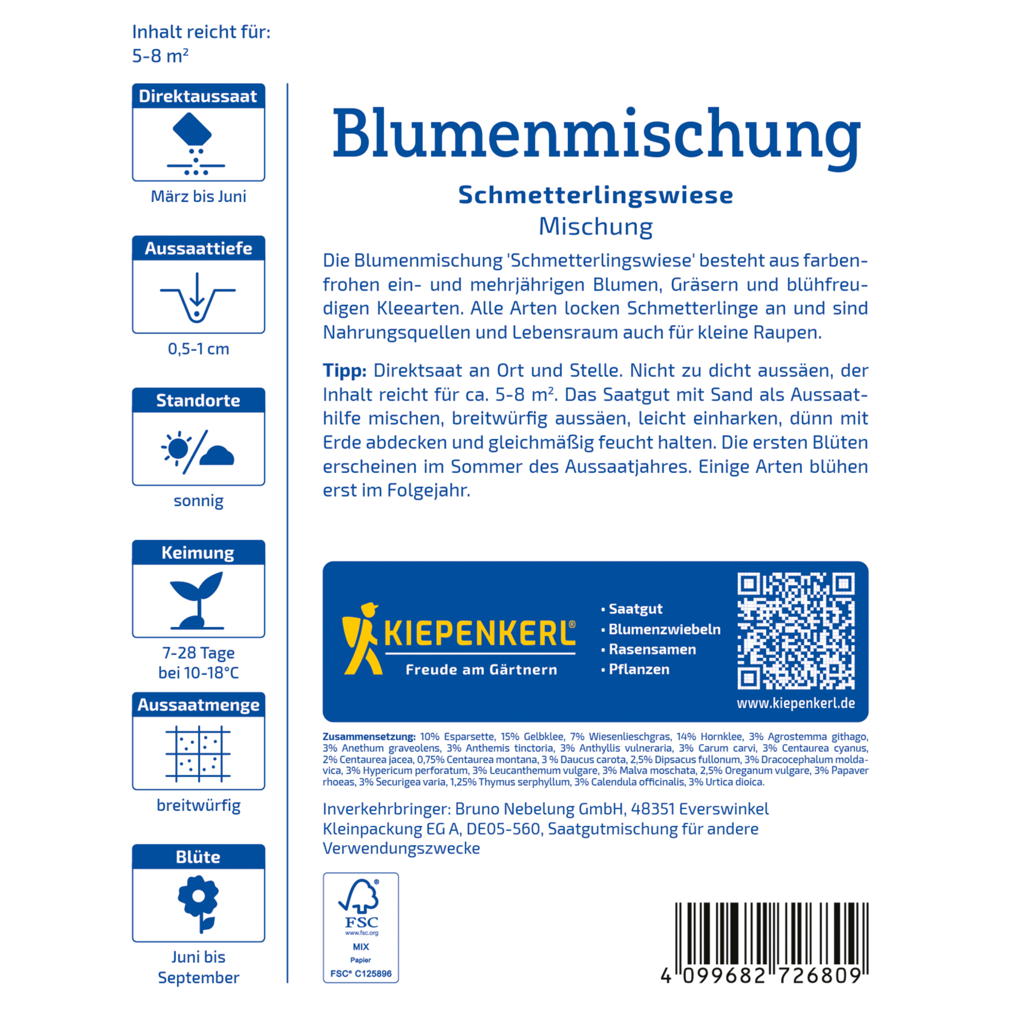 Blumenmischung 'Schmetterlingswiese'