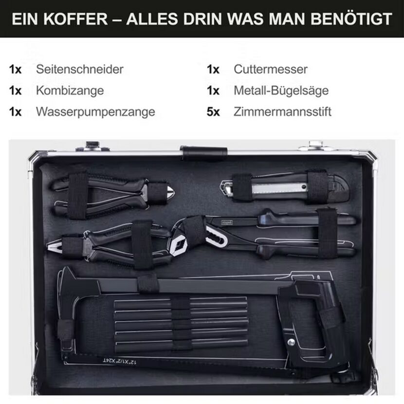 Werkzeugkoffer 'WZB200-BE' 141-teilig