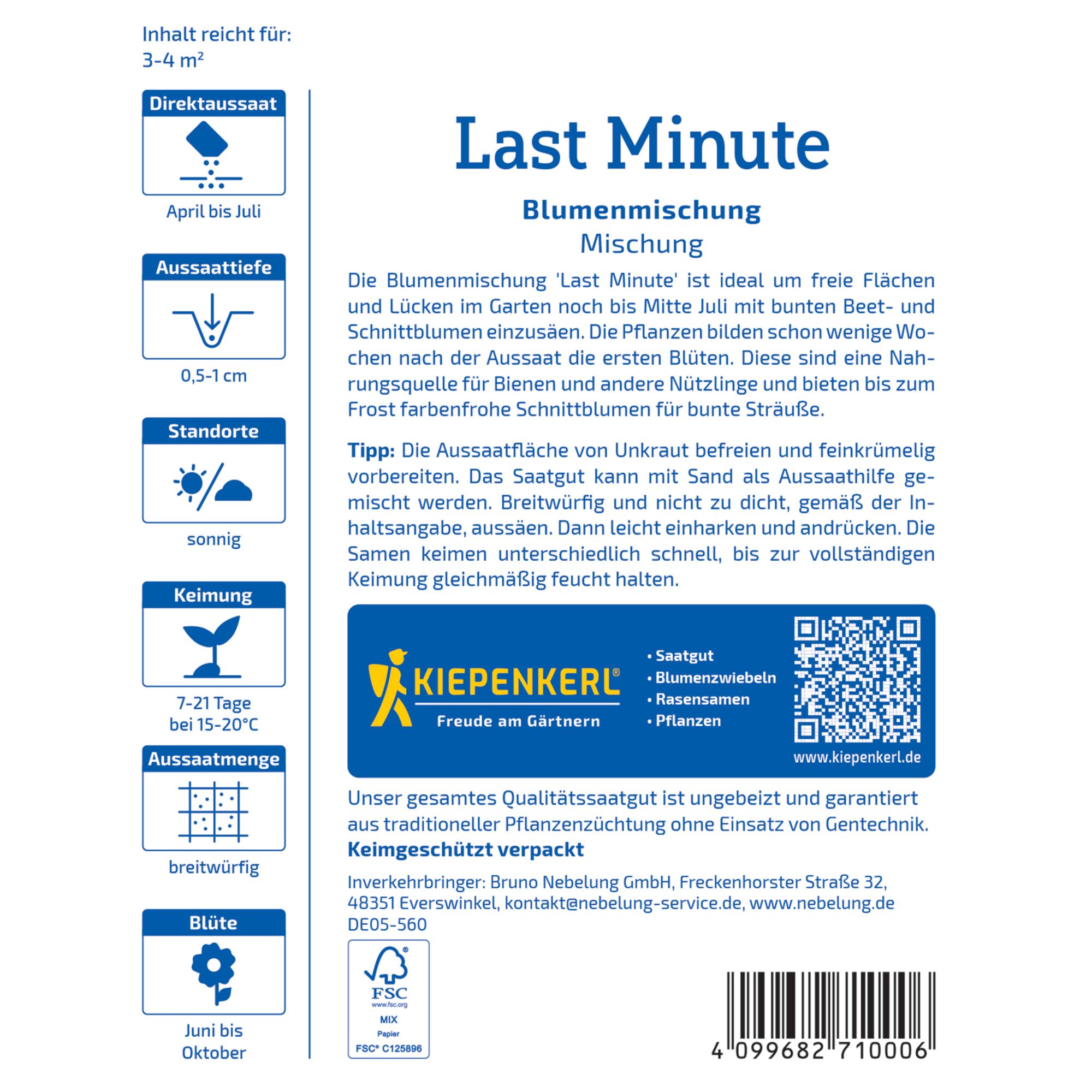 Blumenmischung 'Last Minute'