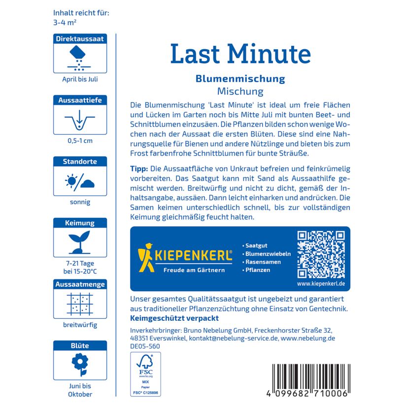 Blumenmischung 'Last Minute'