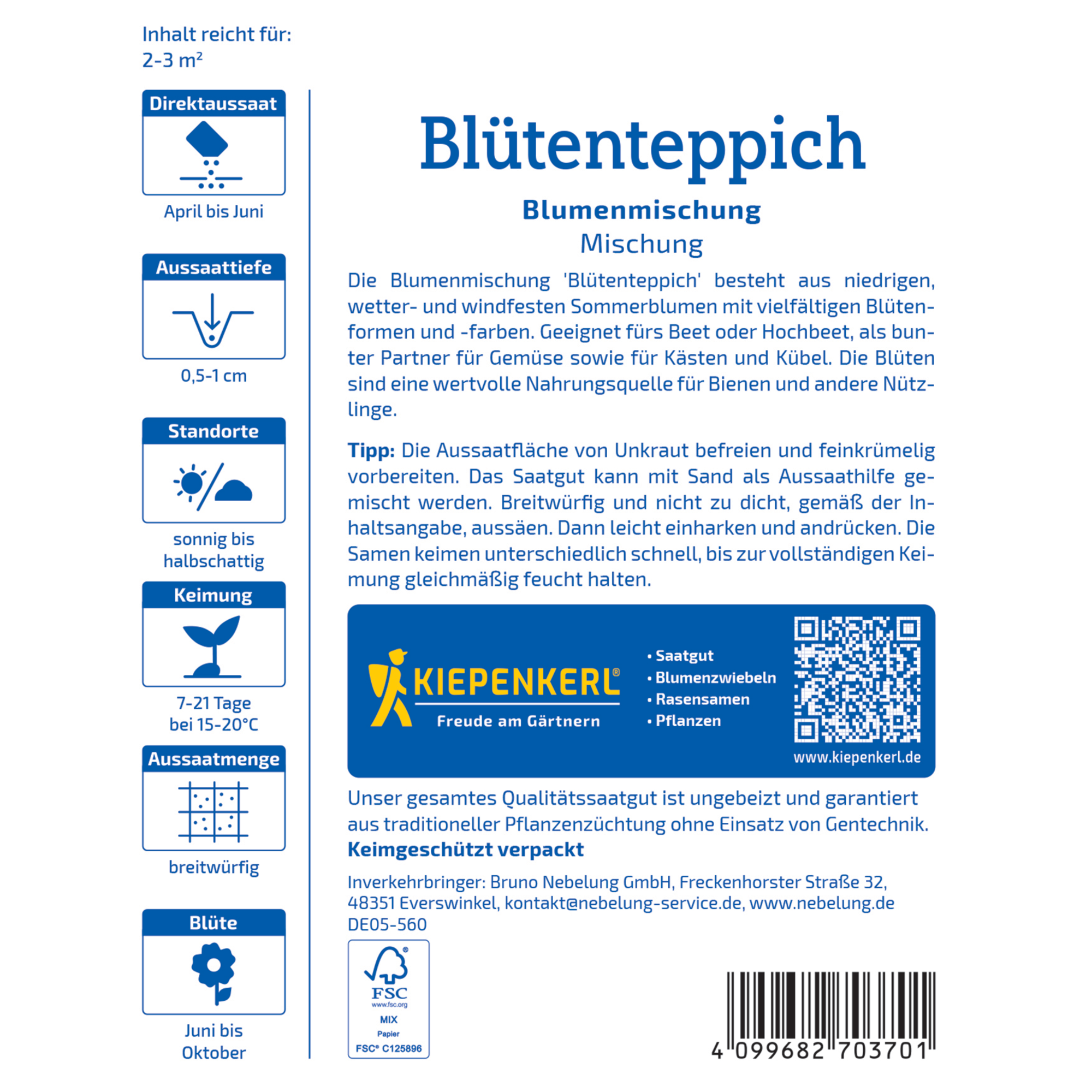 Blumenmischung 'Blütenteppich'