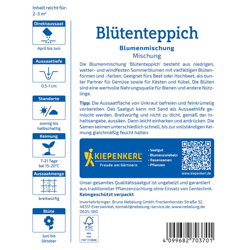 Blumenmischung 'Blütenteppich'