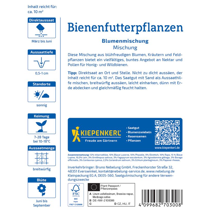 Blumenmischung 'Bienenfutterpflanzen'