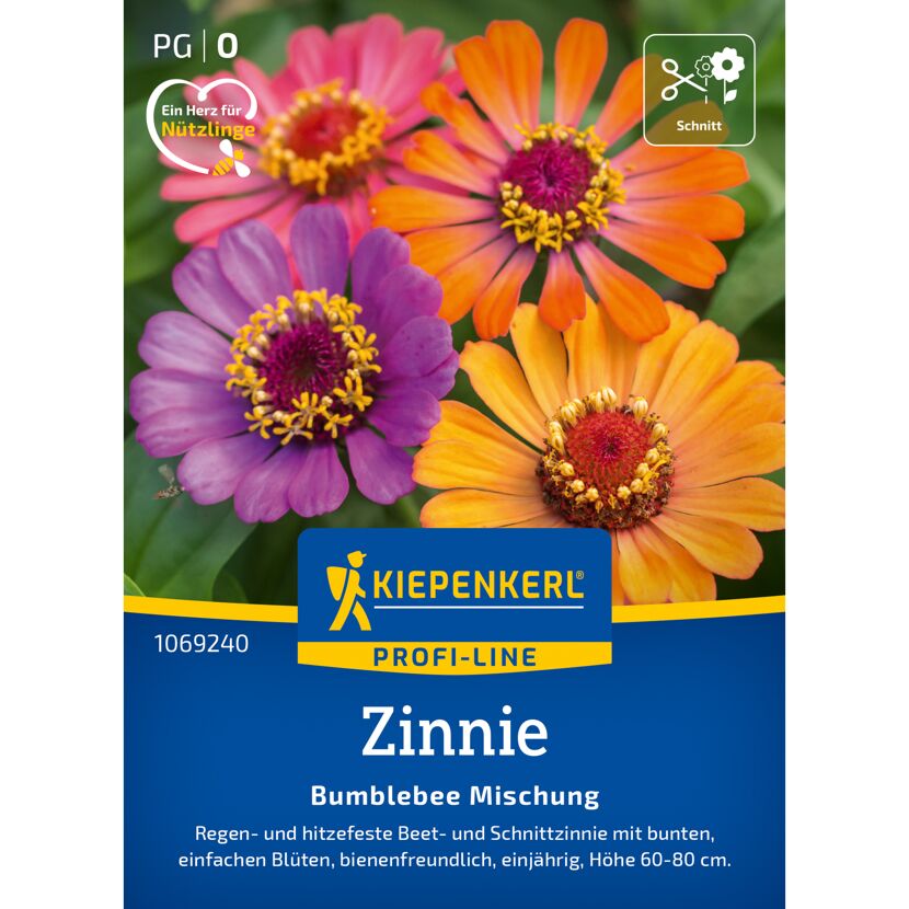 Zinnie 'Bumblebee Mischung'