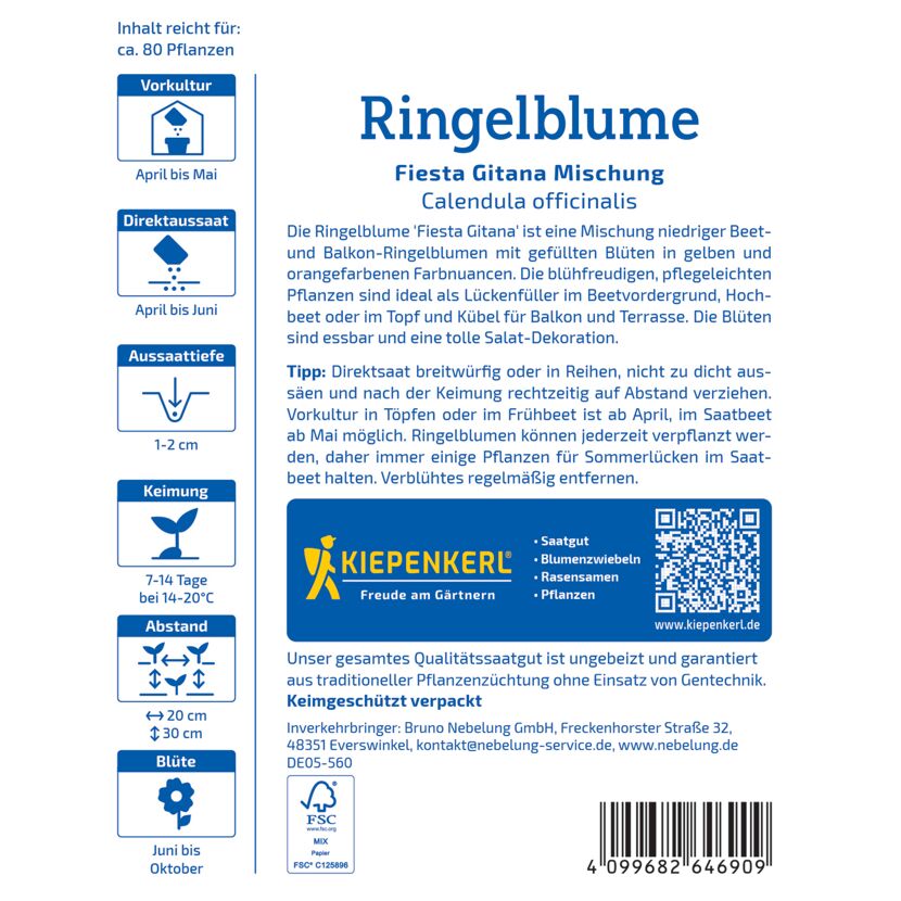 Ringelblume 'Fiesta Gitana Mischung'