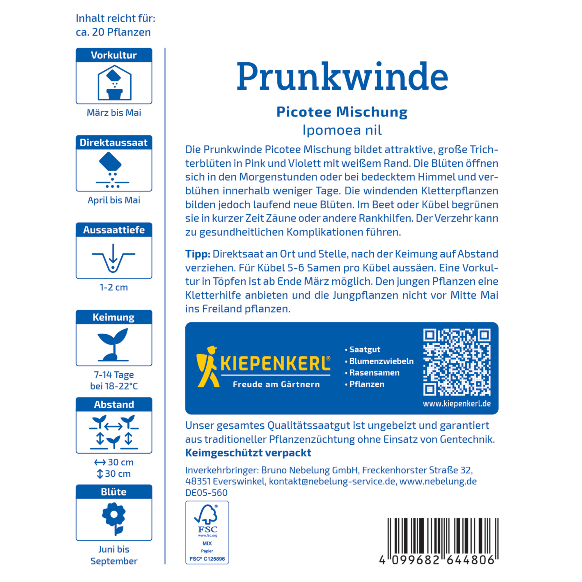 Prunkwinde 'Picotee Mix'