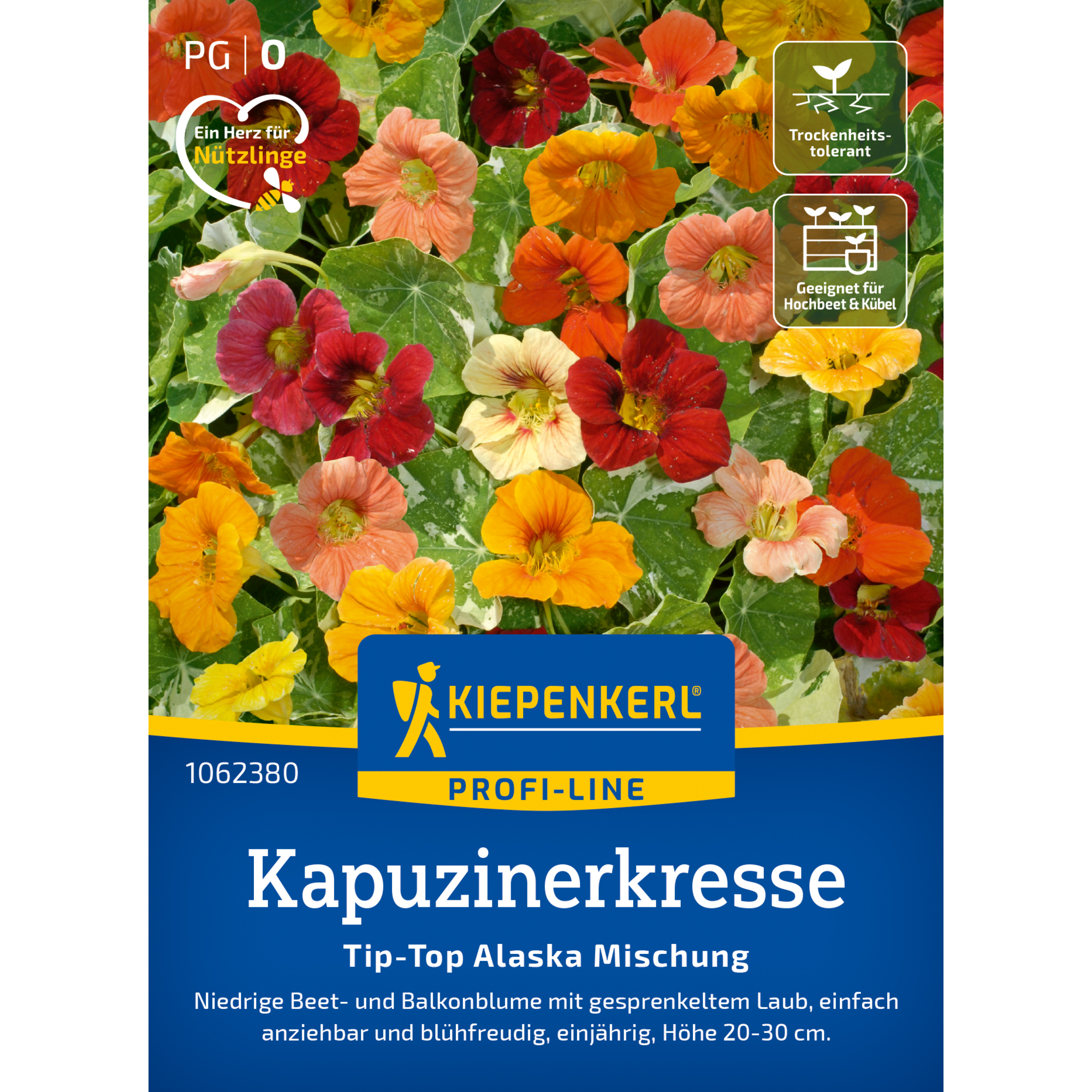 Kapuzinerkresse 'Tip-Top Alaska Mischung'