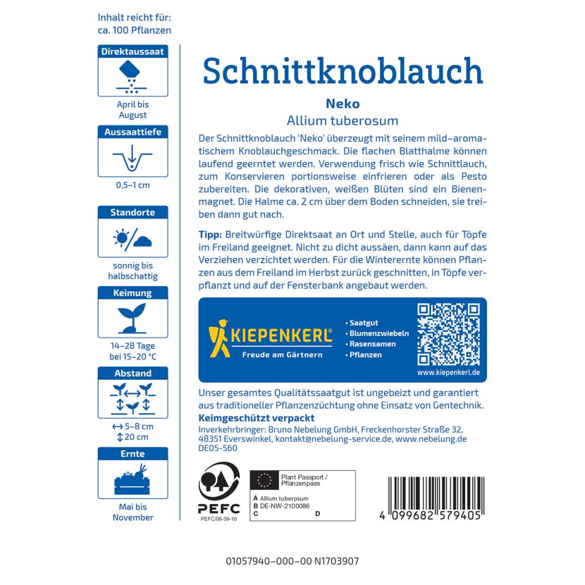 Schnittknoblauch 'Neko'