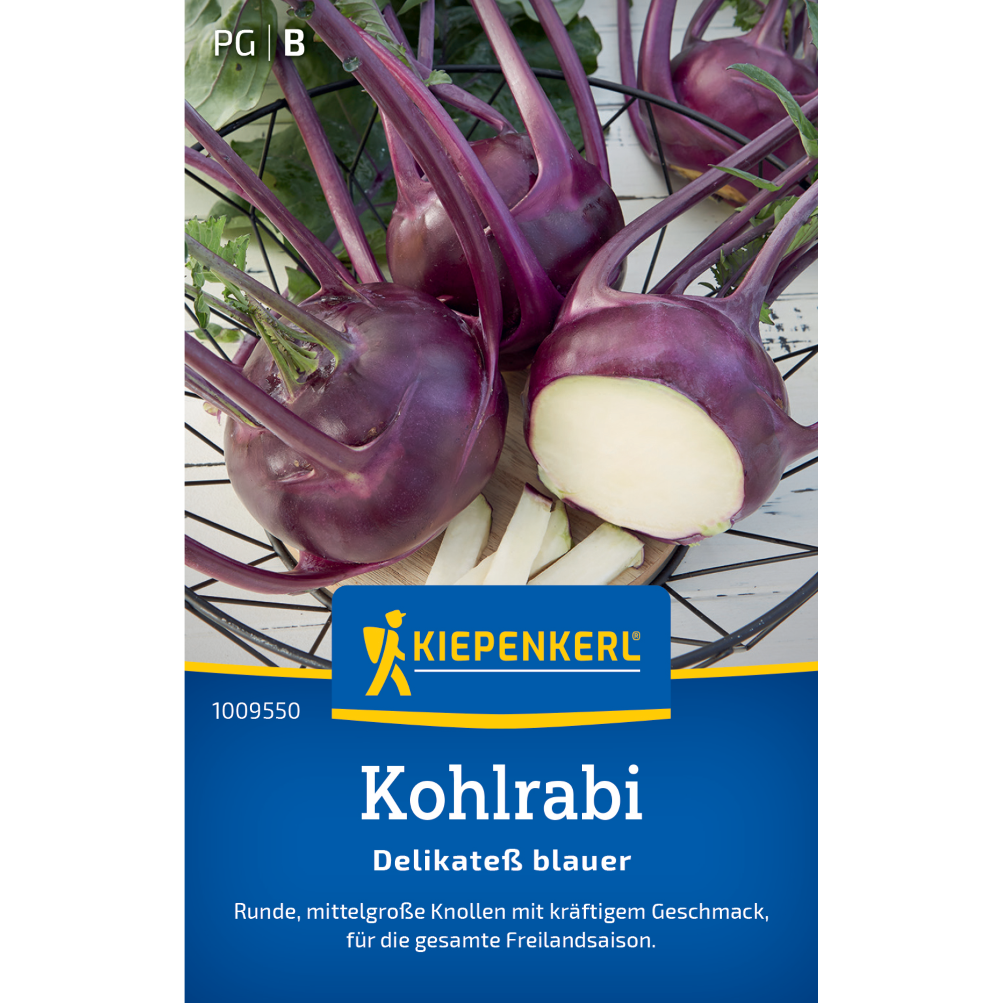 Kohlrabi 'Delikateß blauer'
