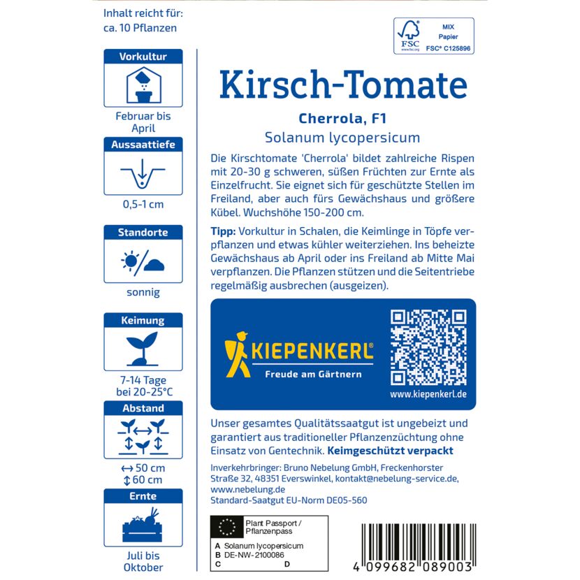 Kirsch-Tomate 'Cherrola' F1-Hybride