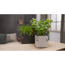 Kräutertopf 'Floris' anthrazit 14 x 14,5 x 14,5 cm mit Bewässerungssystem