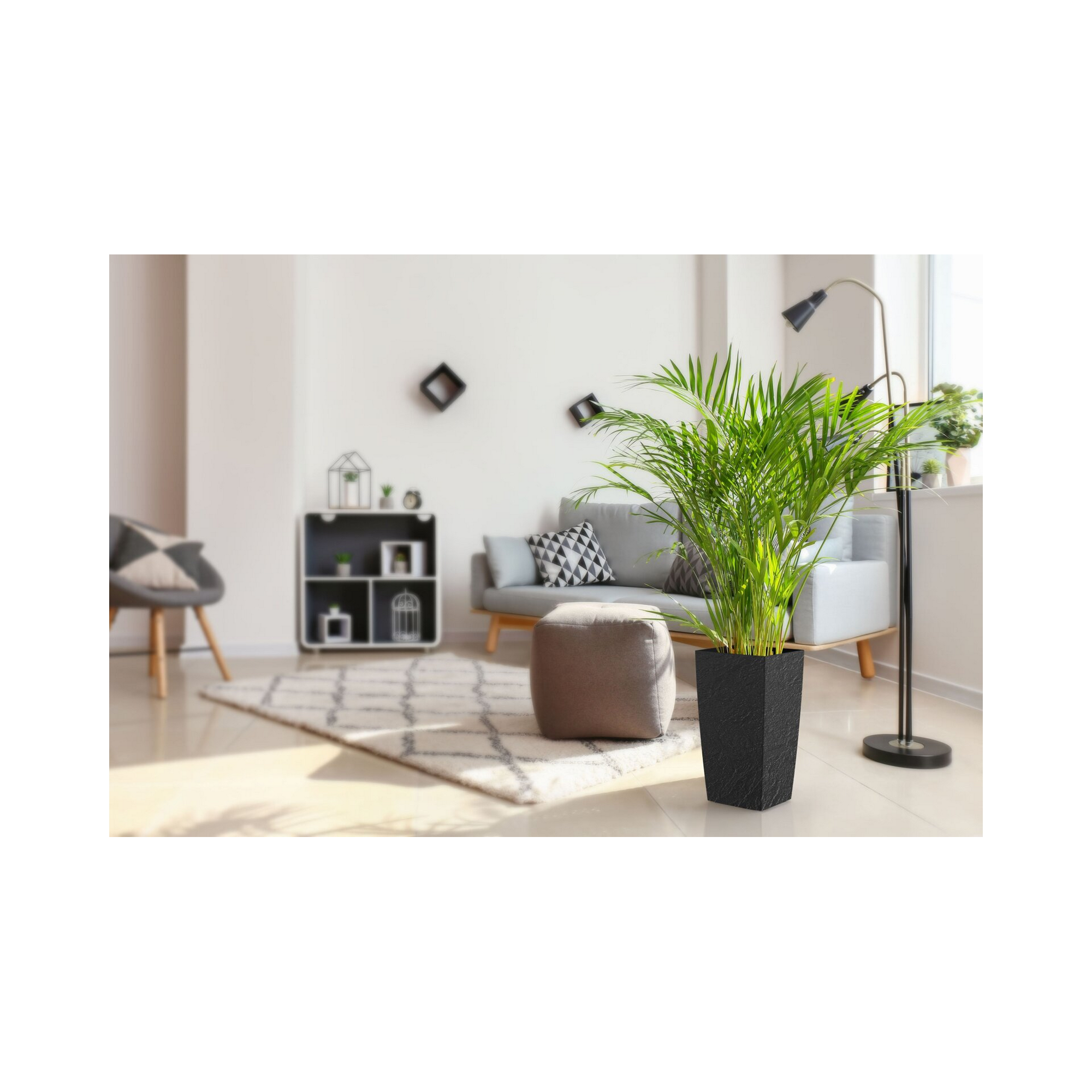 Pflanzvase 'Aqualis' weiß 25 x 46 cm