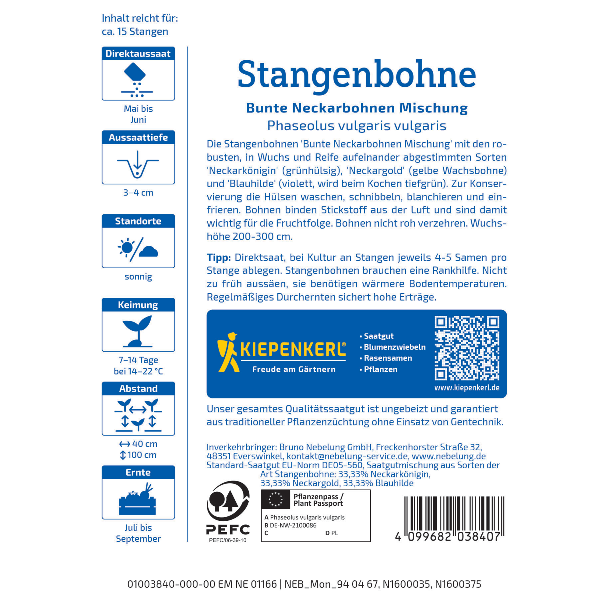 Stangenbohne Mix