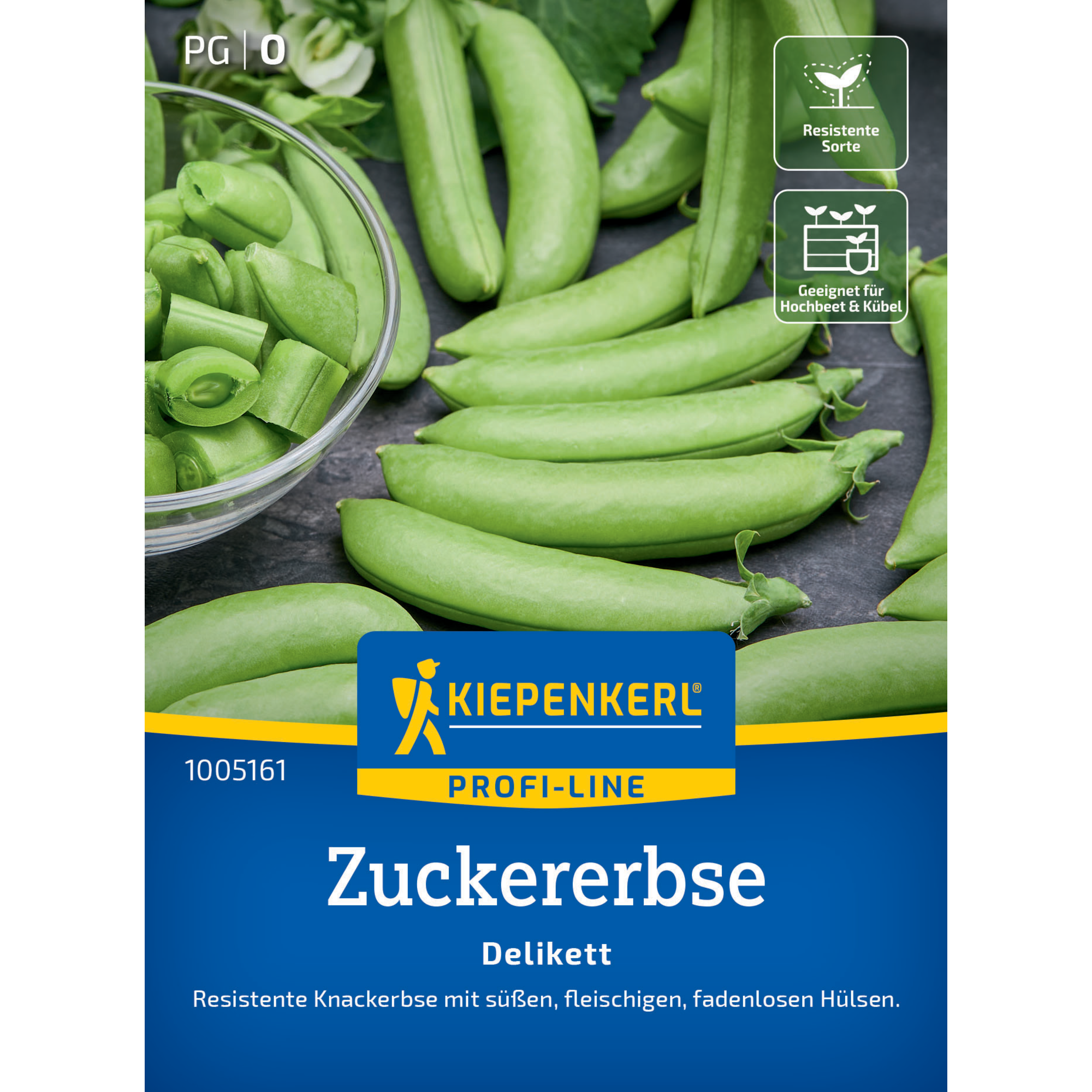 Zuckererbse 'Delikett'