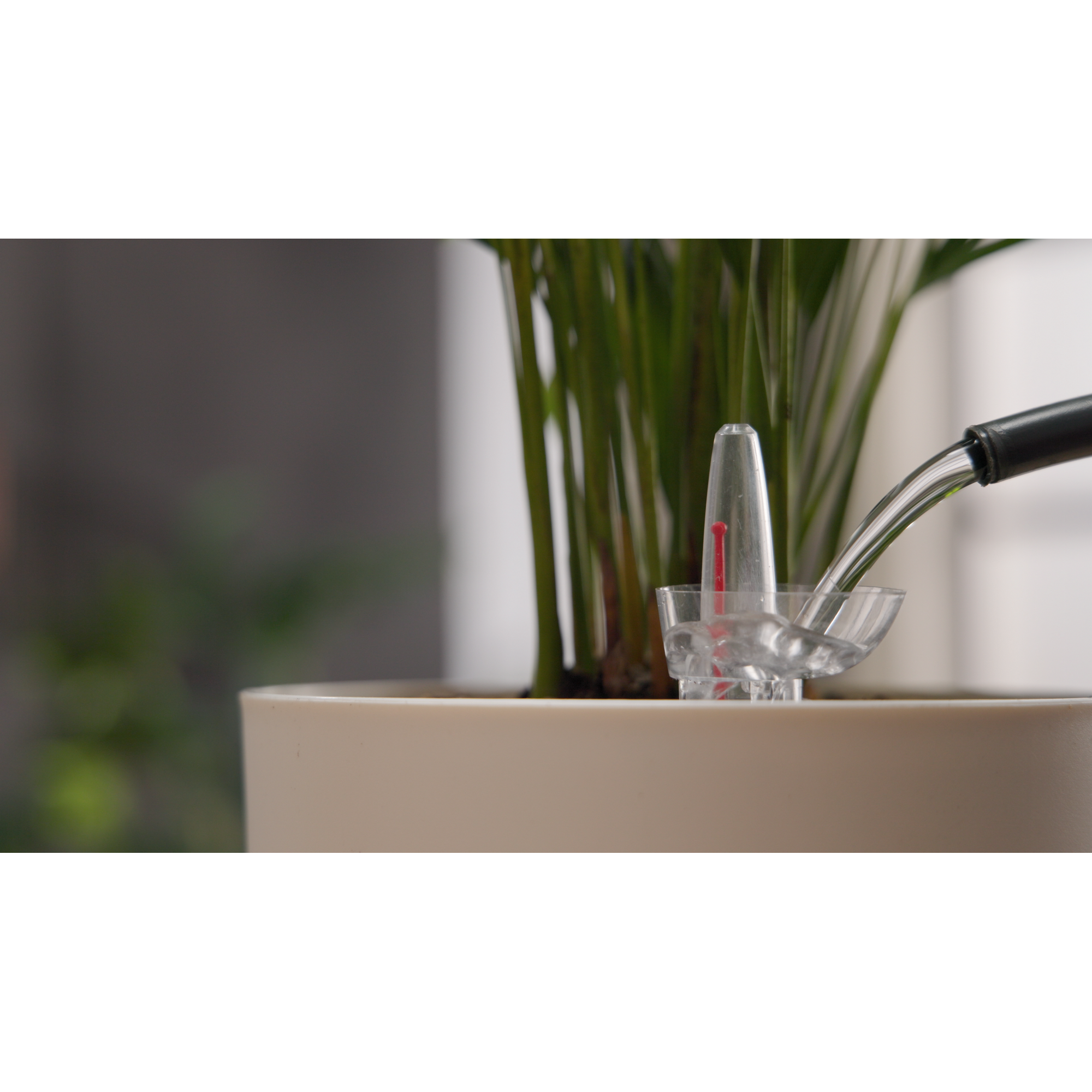 Bewässerungstopf 'Maris' weiß Ø 14 cm mit Bewässerungssystem