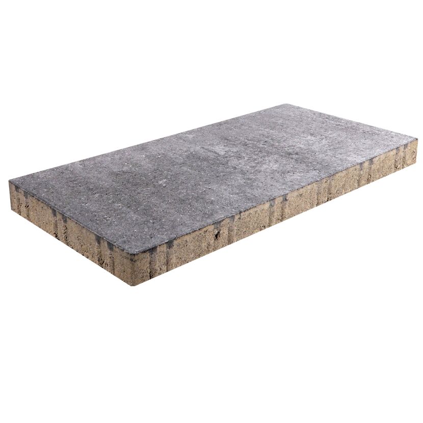 Terrassenplatte 'Galano' grau-anthrazit-nuanciert 60 x 30 x 4 cm