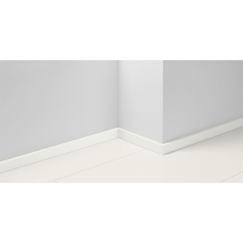 Sockelleiste 'SL 3' Uni weiß D002 2200 x 16 x 40 mm
