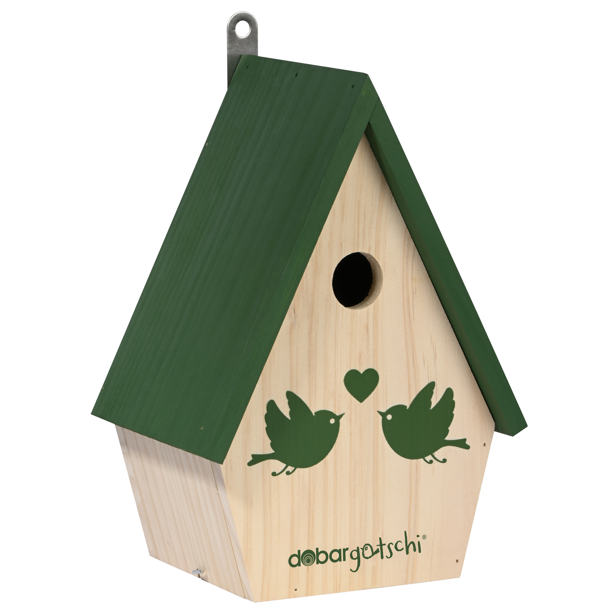 Nistkasten 'dobargotschi' natur/grün, mit App