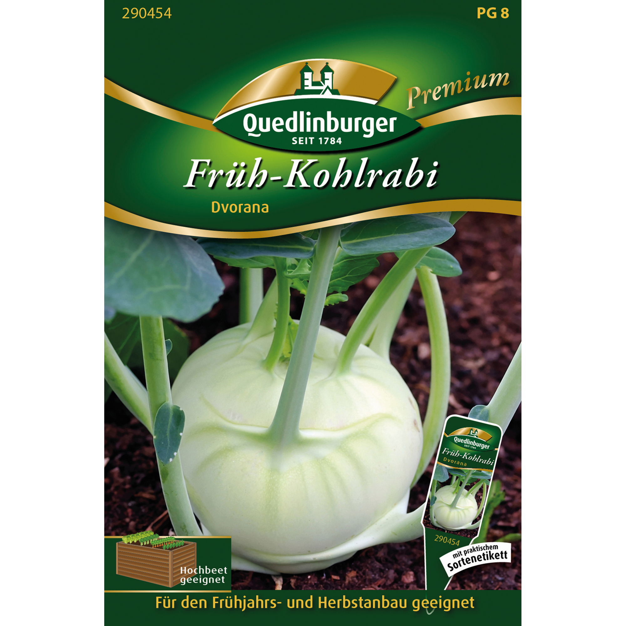 Früh-Kohlrabi 'Dvorna'