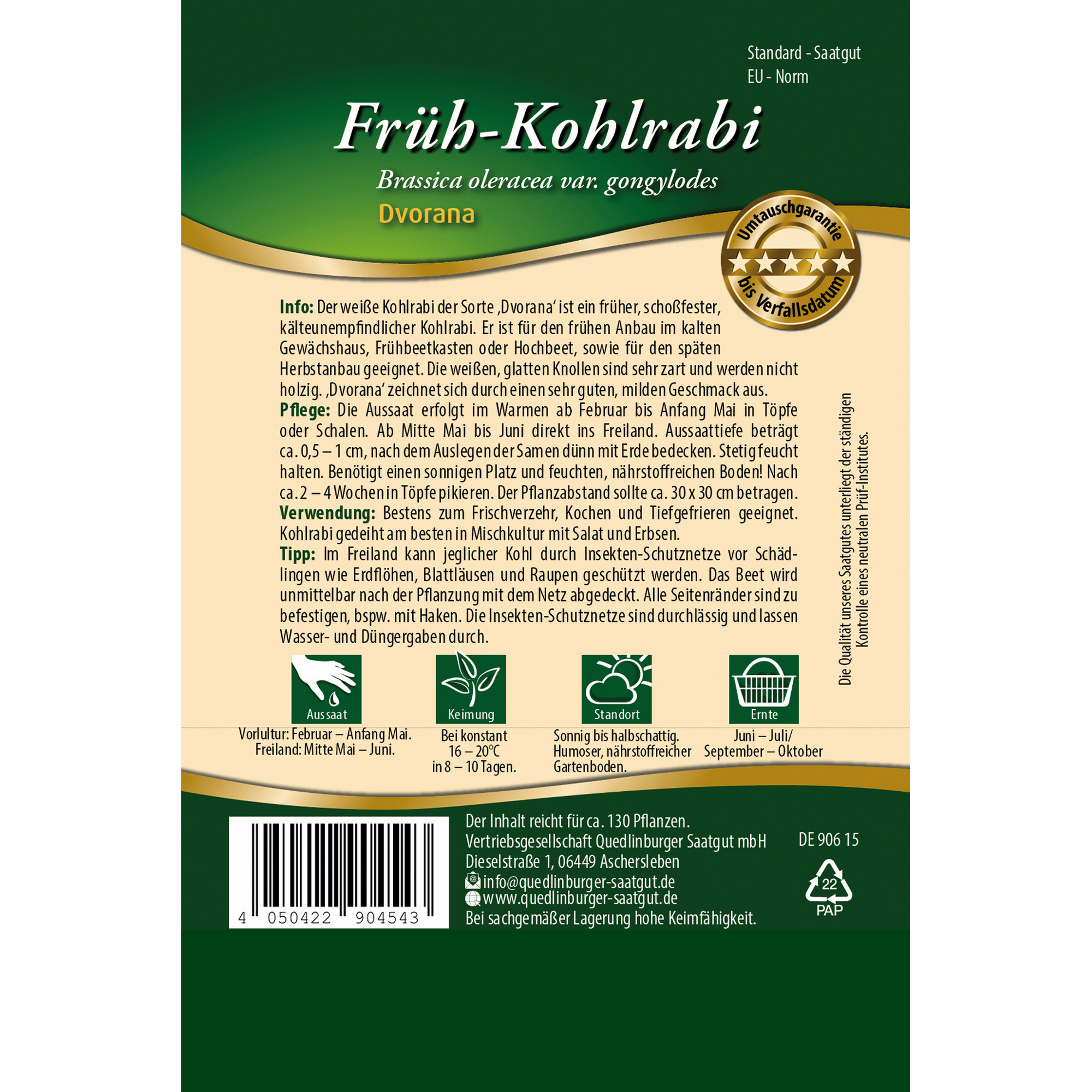Früh-Kohlrabi 'Dvorna'