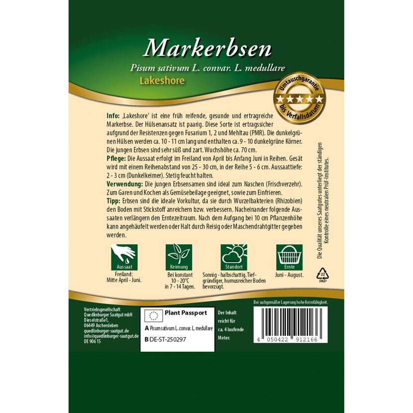 Markerbsen 'Lakeshore'