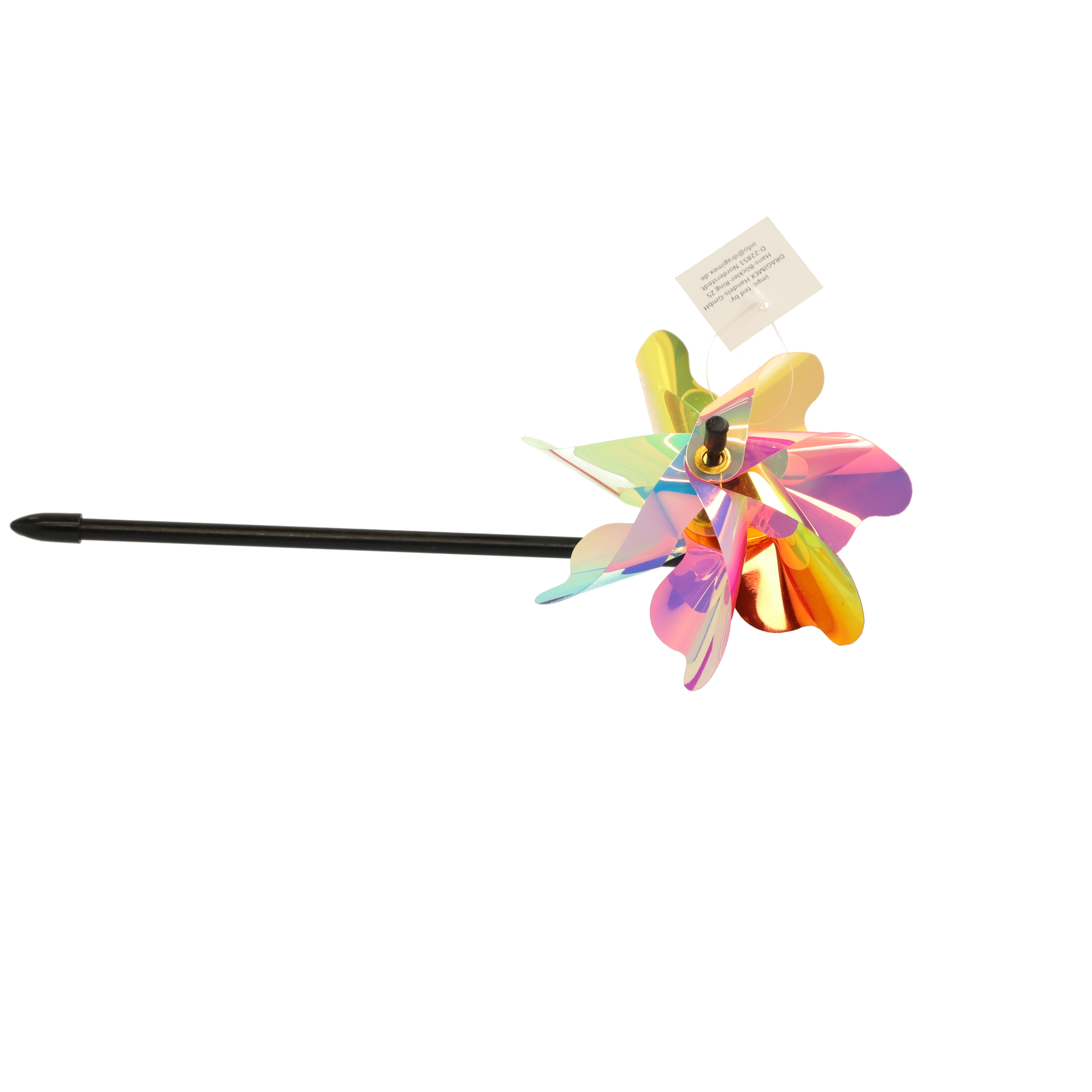 Windrad mehrfarbig 31 cm