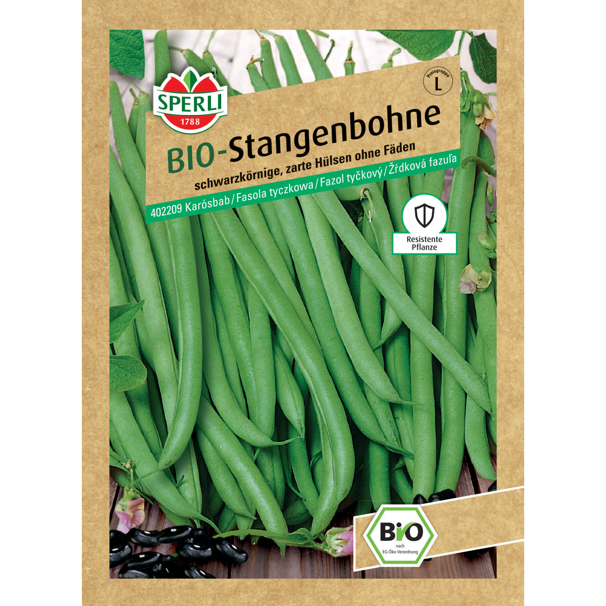 BIO-Stangenbohne 'Cobra'